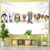 Lovely Animal Tapestry Cat Dog Monkey Hippie Wall Hanging Bedroom Living Room Dorm Home Boho Decor Witchcraft Mandala Tapestry
