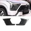 For Mitsubishi Xforce Outlander sport 2025 2026 Exterior ABS black Front  Bumper Fender foglamp  Rear fog Light  Eyebrow Cover