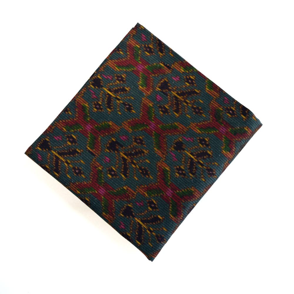 Окадаэн Тайский шелк Дасифукуса Ткань для чайной церемонии, Нет. 3, 28 x 27 см