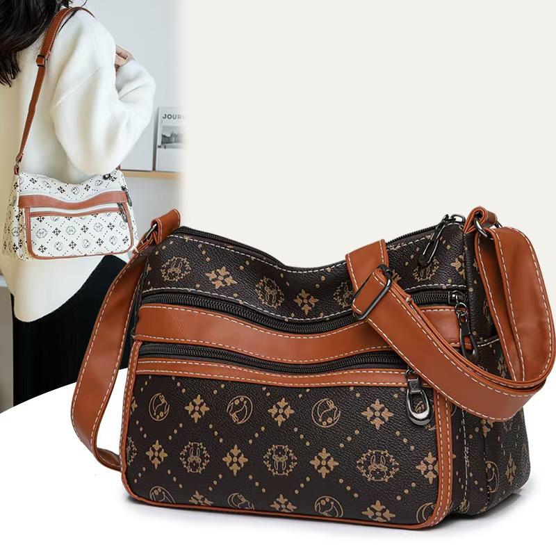 Женская модель женская сумка через плечо большой емкости модная для путешествий для женщин среднего и пожилого возраста