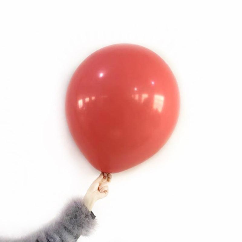 18-дюймовый большой латексный шар цвета макарон, яркий однотонный толстый воздушный шар на свадьбу, день рождения