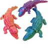 3D Printed Integrated Skeleton Crocodile Joints Movable Toy Desktop Bedroom Decoration
