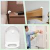 Door Stopper Wall Protector, 12PCS Door Knob Stoppers Walls Protector with Strong Back Adhesive 2 Inch White Round Protect Wall Surfaces for Shock