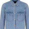 Armani Exchange Мужская джинсовая рубашка Regular Fit Хлопок Синий XM001238-AF15123-MB001