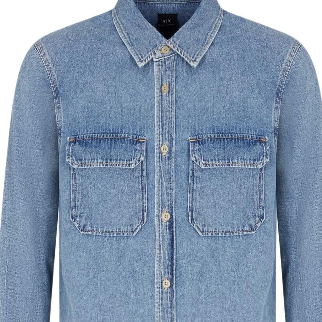 ARMANI EXCHANGE Flap pocket Denim Shirt XM001238-AF15123-MB001