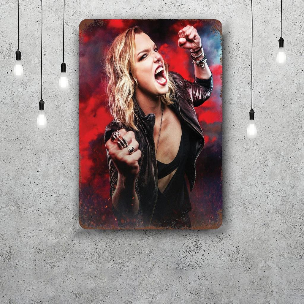 Halestorm Классический Постер Ржавая Металлическая Табличка Ретро Декоративная Тарелка Бар Мужская Берлога Гараж Клуб Металлическая Вывеска Настенное Украшение