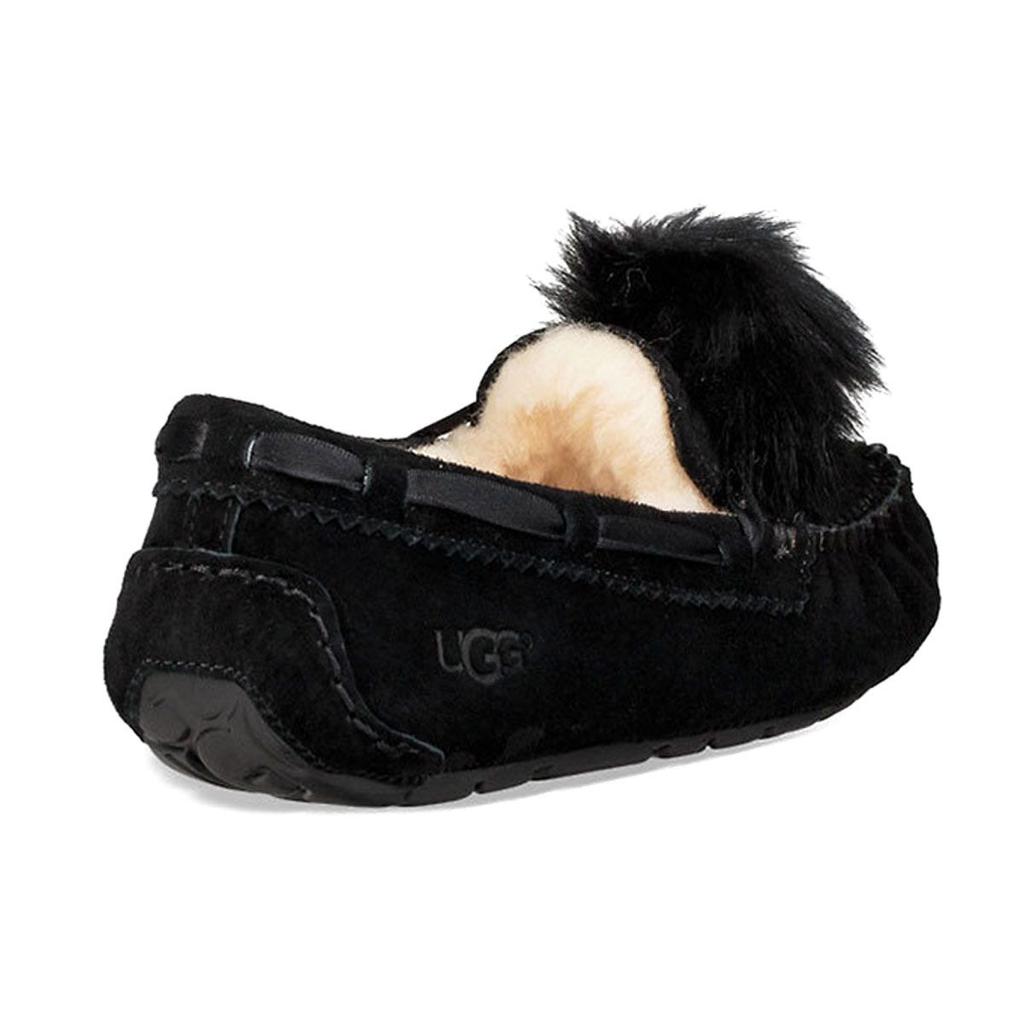 UGG Женские тапочки Ansley Bow Glimmer с флисовой подкладкой, черные 1019015-BLK