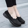 2025 New Women's Slip On Travel Soft Sole Comfortable Shoes Breathable Mesh Shallow Mouth Shoes Solid Color Casual Sports Shoes