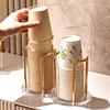 Disposable Paper Cup Holder Tea Cups Dispenser Coffee Mug Rack Stand for Home Kitchen Cafe Bar Organizer Cup Storage Shelf Supplies