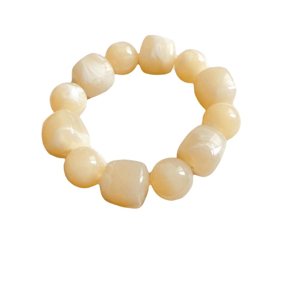 Round Beaded Bracelet Square Acrylic Hand Jewelry Cute Women Bracelet Gifts