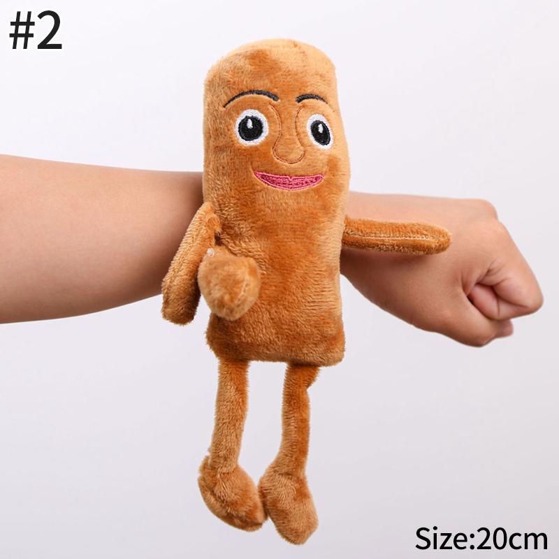 Ai Tungtung Plush Bracelet Tralalerotralala Bombardiro Crocodilo Creative Christmas Gift Plush Children'S Birthday Gift Bracelet