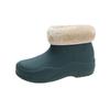 Rain Shoes Women's Short Water Boots Fashion Water Shoes Fleece Warm Low-top Adult Rain Boots Women's Work Waterproof Glue Shoes