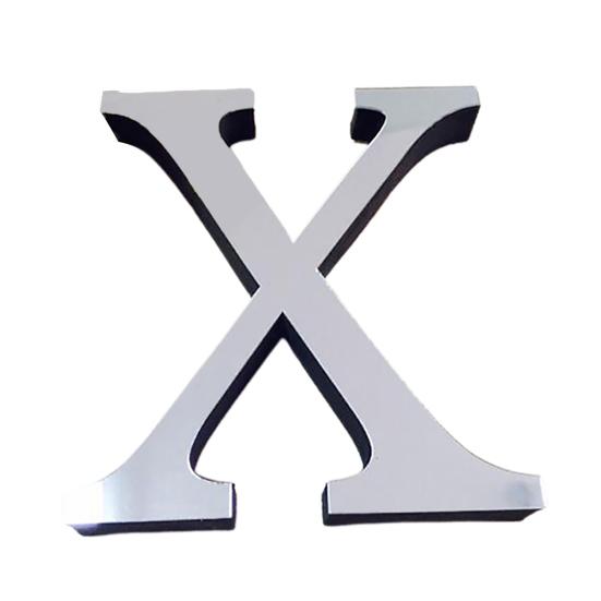 Popular Wedding English Love Letters Home Decor 3D Mirror Wall Stickers Alphabet