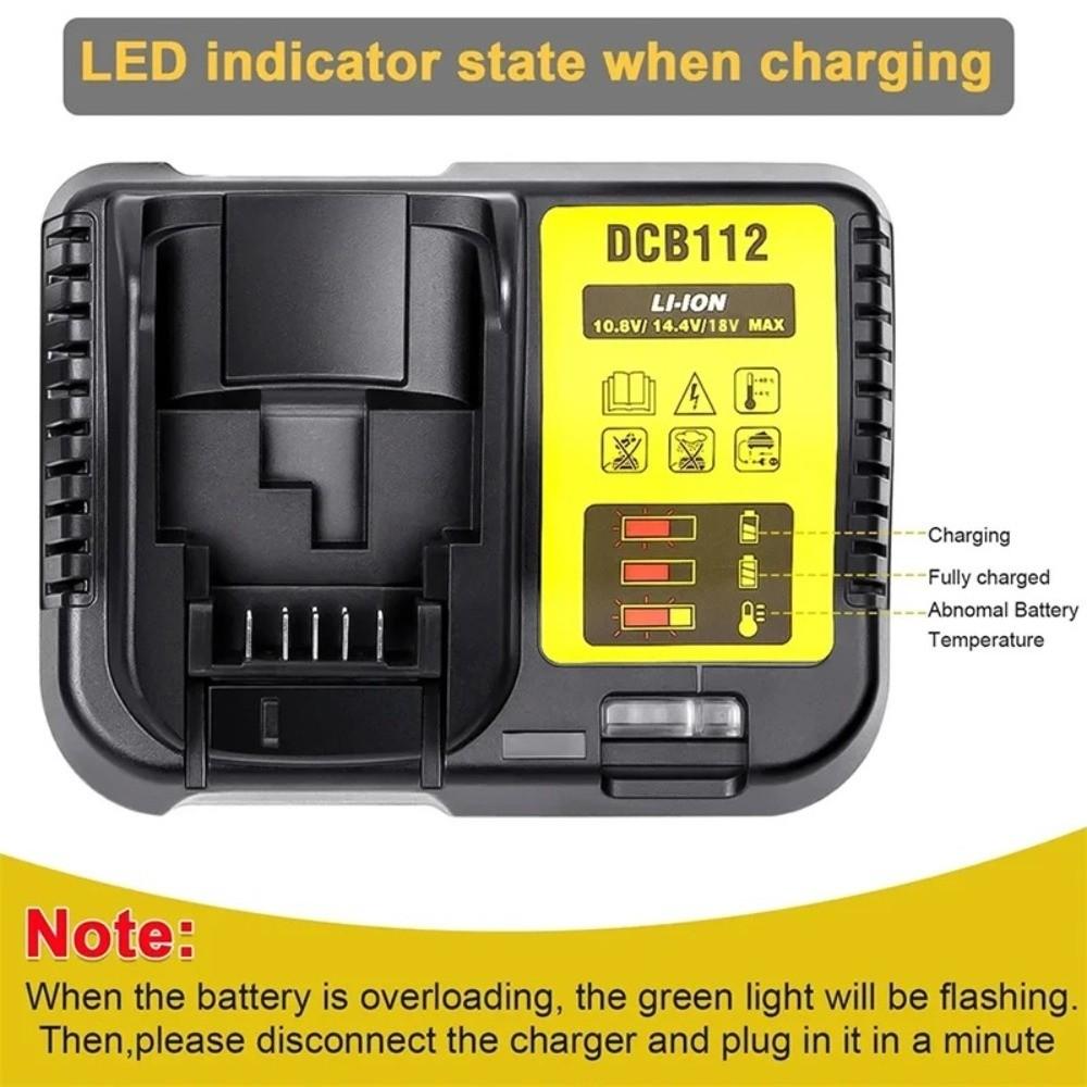 Зарядное устройство для литиевых аккумуляторов DCB112 18V 20V Конвертер База Адаптер аккумулятора Пластик Электроинструмент Аксессуар