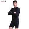 Mens 3mm Thickened SCR Neoprene Wetsuit Top With Front Zipper Diving Snorkeling Swimming