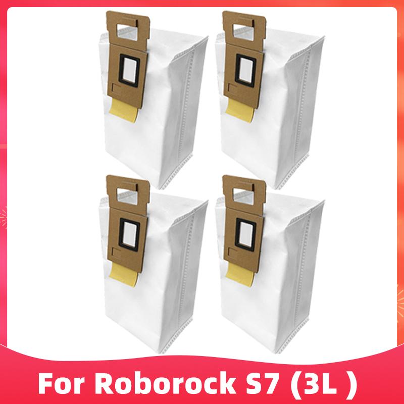 North American 3L Dust Bag Replacement For Xiaomi Roborock S7 Auto-Empty Dock Robotic Vacuum Cleaner Spare Parts Accessories