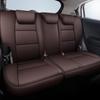 Роскошная стильная чехол на сиденье автомобиля для Honda Vezel HRV XRV 2014-2019 Вышитый значок Водонепроницаемая кожа Автомобильные аксессуары для салона