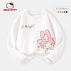 Одежда My Melody Футболка с длинным рукавом для девочек 2025 Новый мультяшный милый базовый топ Осень Чистый хлопок для девочек
