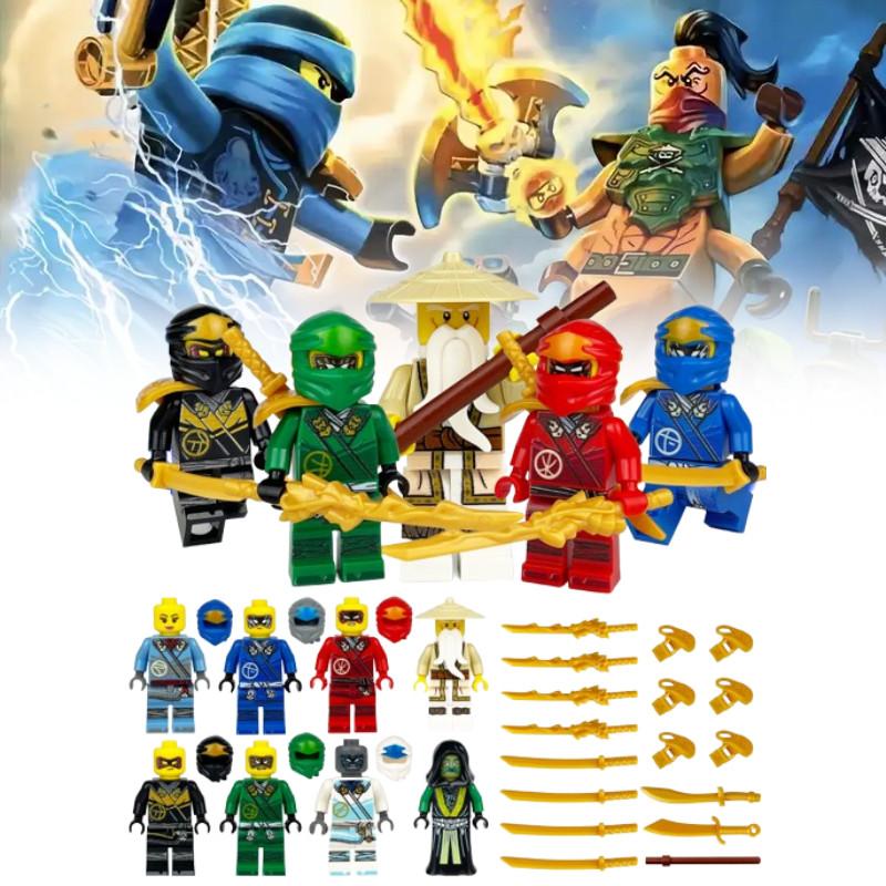 Мини Фигурка Ниндзяго Игрушка Набор Строительных Блоков Детская Ранняя Образовательная Прочная Подарок