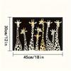 4pcs Giraffe Placemats, Imitation Linen Material, Rectangular, Hand Washable, 30.48X 45.72Inch, Suitable for Restaurant, Kitchen, Party, And Home