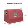 Tire Valve Cap Car Car Trunk Organizer Leather Box Multiuse Tools Large Capacity Storage Bag Folding For Volvo V60 XC60 S60 V50