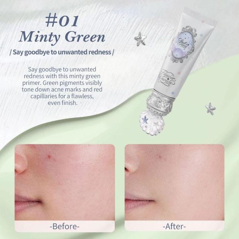 Flower Knows - Сияющий праймер «Жемчуг раковины» - 3 цвета