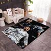 Ronaldo's Juventus Glory Carpet Perfect for Dining Room Balcony Foyer Kitchen Antislip Carpet Decorate Offices Spiritual Gift