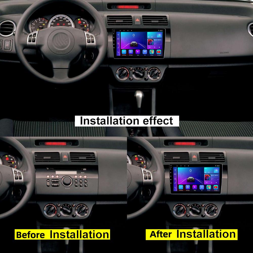 Reakosound 2din Android автомобильный стерео радио мультимедиа видеоплеер навигация GPS для Suzuki Swift 2003-2010 DSP 2 din dvd CarPlay