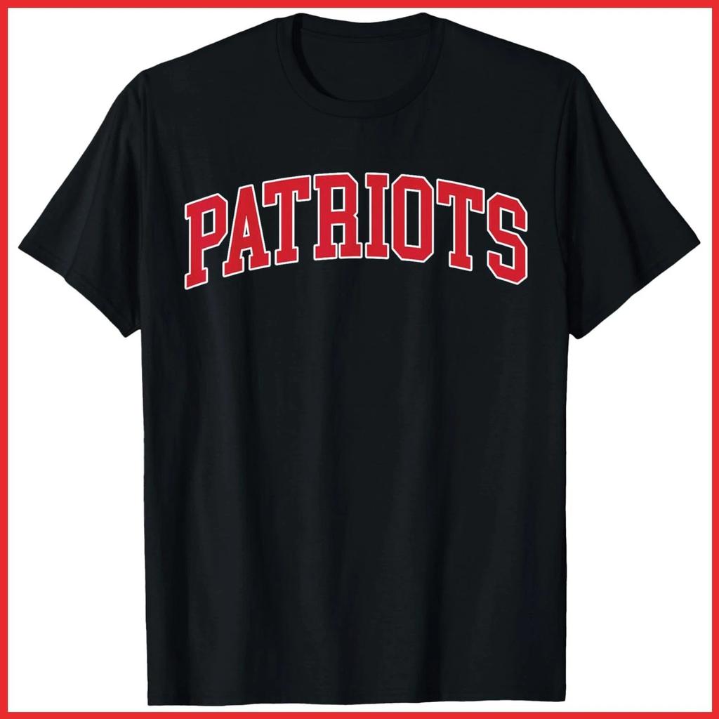 Patriots Vintage Design Black Cotton T-Shirt S-5XL