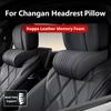 Подушки для подголовника автомобиля Роскошная кожа Наппа для Changan CS75 Plus UNI-K Deepal S7 Deepal S07 CS55 Plus Автомобильная поясничная подушка Автодекор