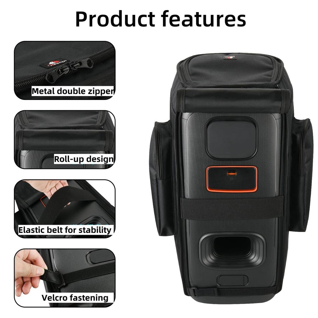 XBERSTAR Speaker Dust Cover for JBL PartyBox Club 120 Speaker, Protective Case, Nylon Mesh Sound Cover