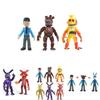 Яркие 6 шт. Fnaf Пять ночей у Фредди Светящиеся фигурки для детей