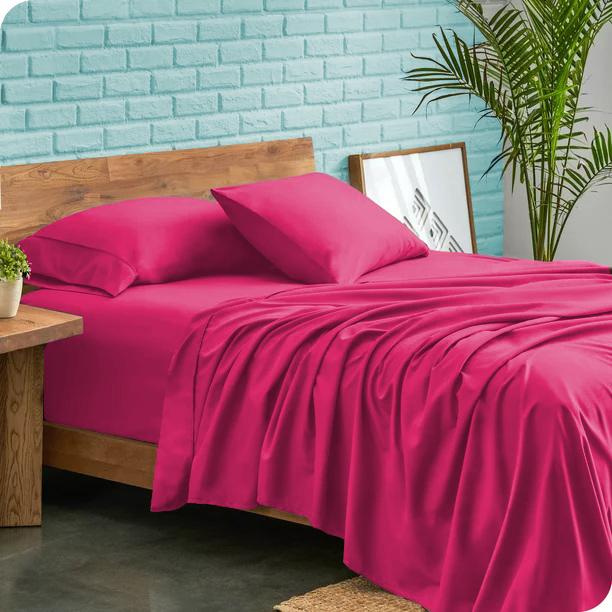 Роскошный комплект простыней из 4 предметов 600TC 100% египетский хлопок с однотонным узором и глубоким карманом 30 см – ультрамягкий, прочный комплект постельного белья с глубоким карманом для всех размеров