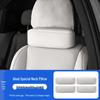 Headrest, Neck & Lumbar Support Pillow Set for Car Interior: L6/L9 Headrest, L8 Neck, L7 Lumbar, MEGA Neck Decor