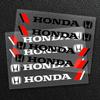 4Pcs Auto Decoration Car Door Handle Logo Stickers Rearview Mirror Decals For Honda civic accord cr-v fit crosstour Accessories FL3