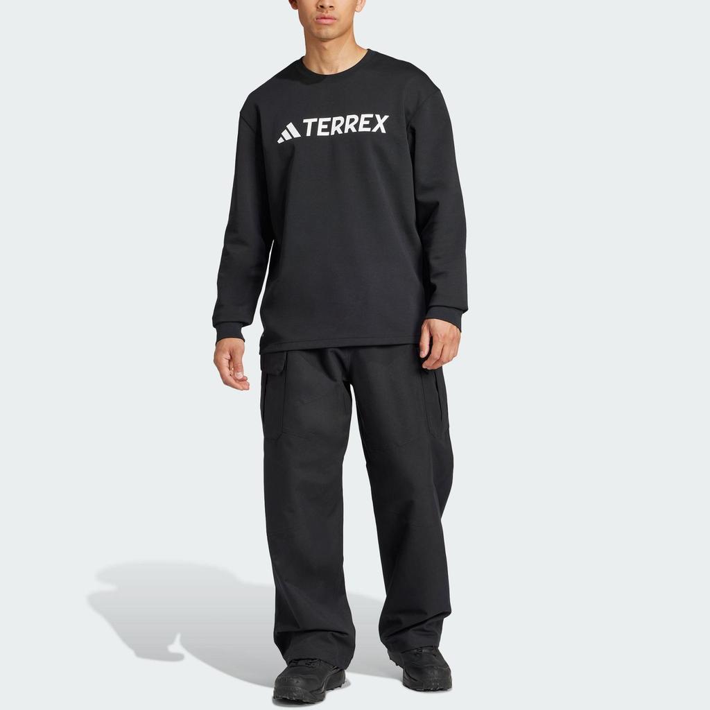 adidas Terrex Xperior Dwr Cargo Outdoor Hiking Solid Color Loose Fit Sports Брюки унисекс Брюки черные JJ3367