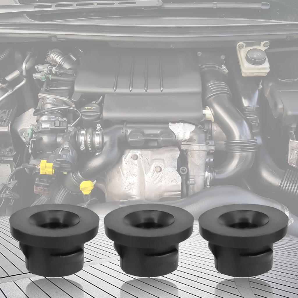 13.5mm Height Car Air Filter Rubber Grommets 15mm Centre Section 22.5mm Widest
