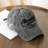 Hat Fashion Popular Washed Alphabet Embroidered Cap Outdoor Travel Sunscreen Shade Baseball Cap