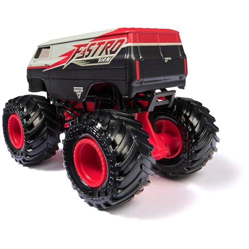 Monster Jam, Официальный монстр-трак Fastro Van, Литая машина, 1:Масштаб 64, Детская игрушка для мальчиков 3+