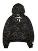 Укороченная толстовка с капюшоном Dark Camo - Камуфляж