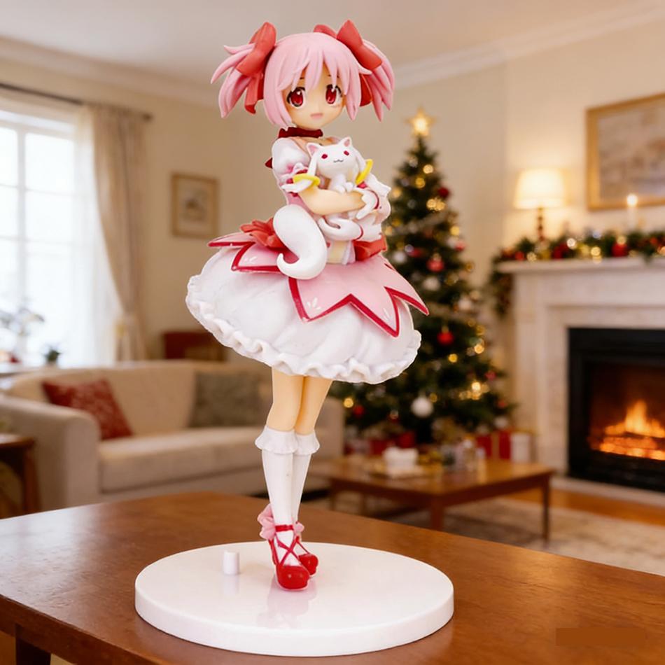 Подарочные куклы Игрушки Puella Magi Madoka Magica Фигурка Аниме Канаме Мадока Фигурка действия Волшебная девушка Модель Декор Статуэтка Рождественский подарок