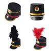 Drum Major Hat - Soldier Hat - Marching Band Hat - Hat - Children Adult Halloween Cosplay Soldier Costume Party Hat
