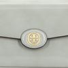 Tory Burch Robinson 21 Magnetic Flap Closure Adjustable Shoulder Strap Leather Crossbody Bag Women bags Light-Gray 143122-021