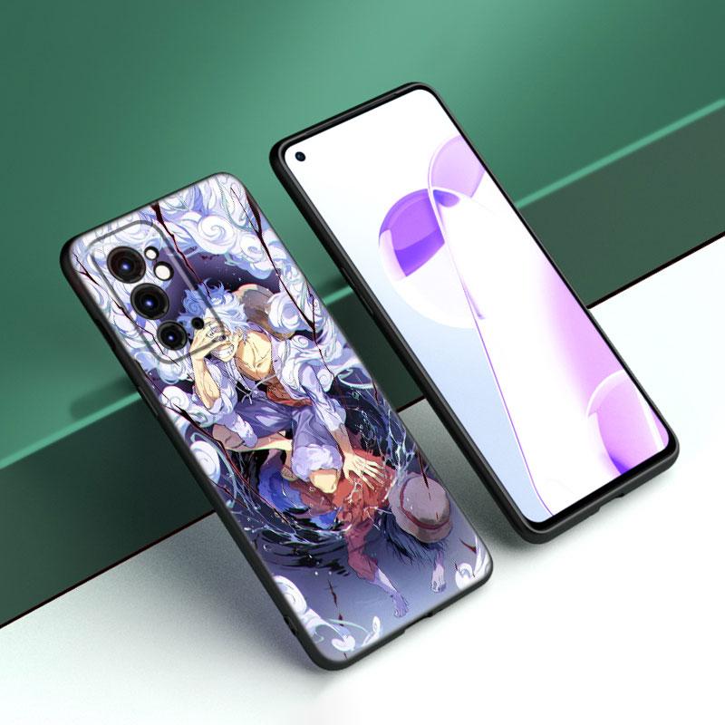 Luffy's Gear 5 Anime Black Silicone Phone Case For OnePlus 9 10 11 12 ACE 2V Pro 9RT 10T 10R Nord CE 2 3 Lite N10 N20 N30 5G