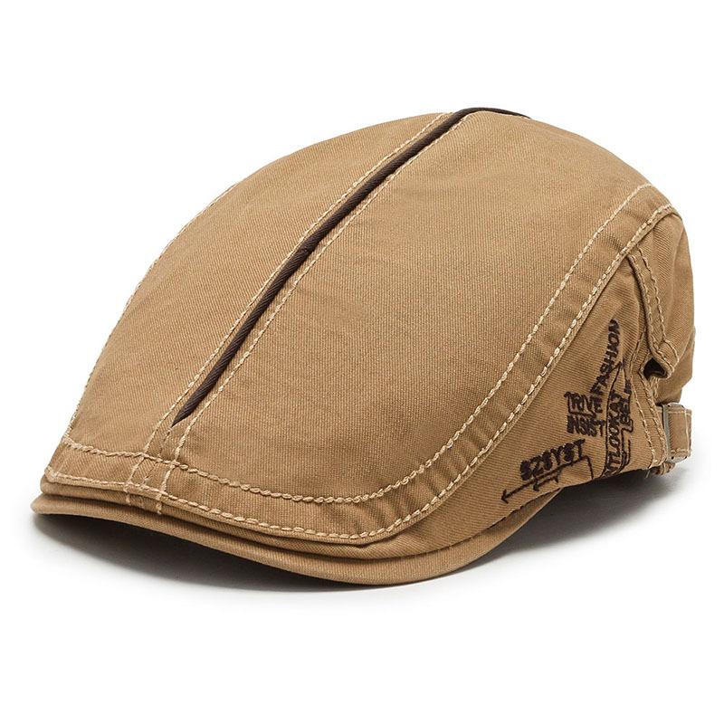 Peaked Cap Female Tide Brand Hat Casual New Spring and Summer Four Seasons Sun Protection Beret Retro Peaked Cap