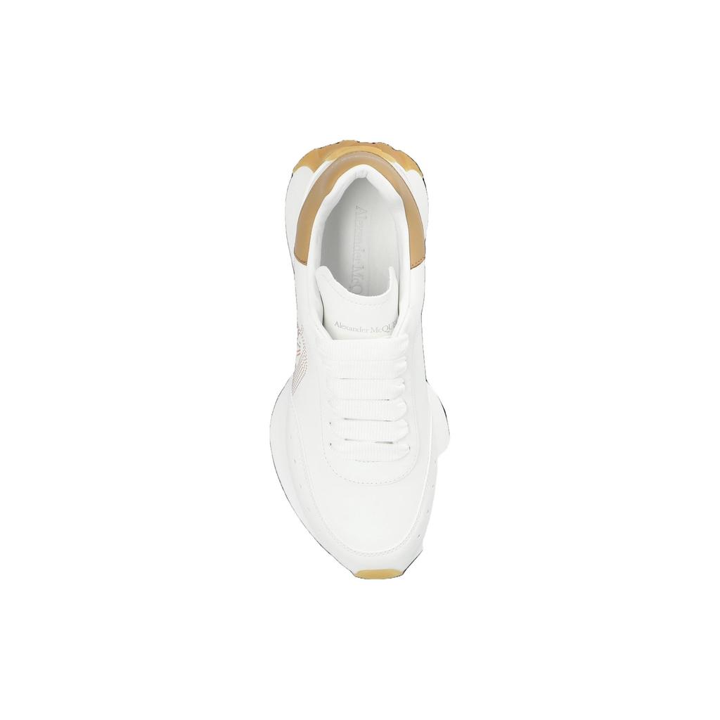 Alexander Mcqueen Кроссовки Sprint Runner 'Tan White' Женские 781503WIDNI8750