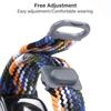 Плетеный solo loop ремешок для Apple Watch 44мм 40мм 45мм 42 49мм Эластичный браслет iWatch series 9 8 7 se Ultra 2 3 10 11 46мм