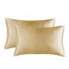 One Set Solid Color Double-sided Silk Pillowcase Mulberry Silk Ice Silk Beauty Pillowcase Single Silk Broadside Pillowcase