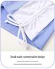 2025 Girls' Conservative Two-Piece Swimsuit: Fresh Waist-Slimming Short Skirt & Short-Sleeve Design