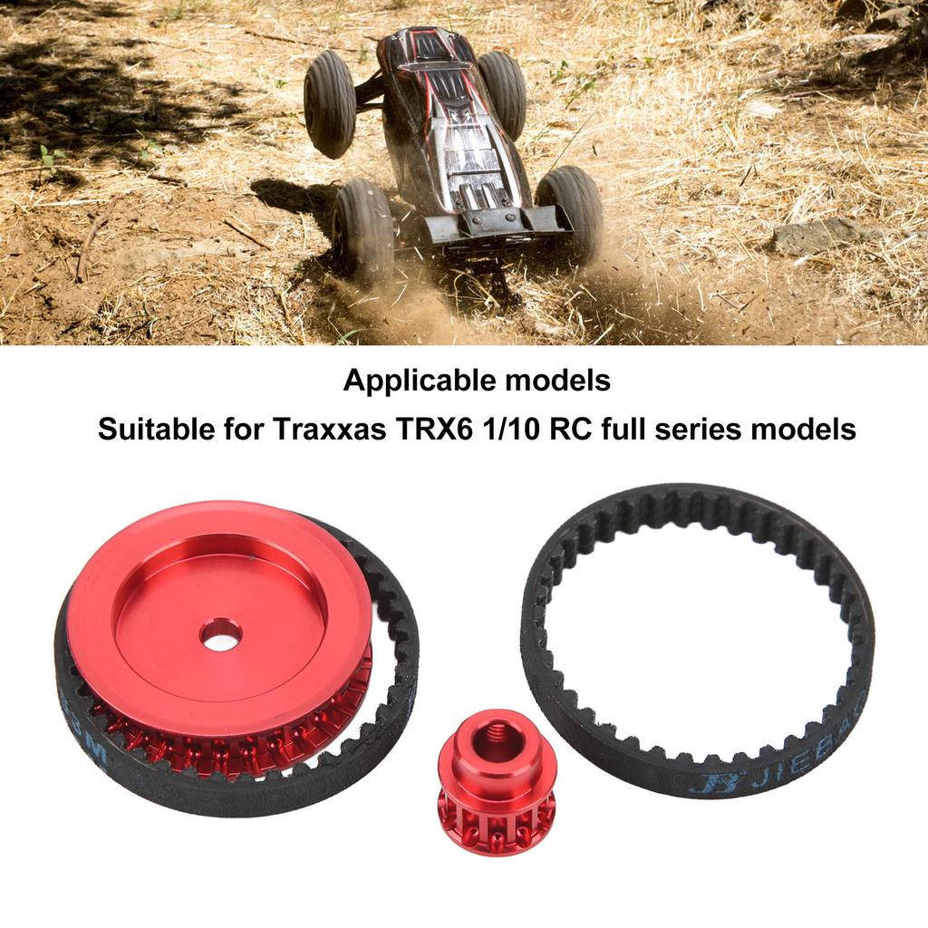 12T 30T Belt Drive Gears System Replacement for 1Celsius10 RC Crawler Car Upgrade Parts